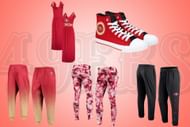 Take a look at the dresses, shoes, and track pants offered under this merch collection (Image via Sportskeeda)